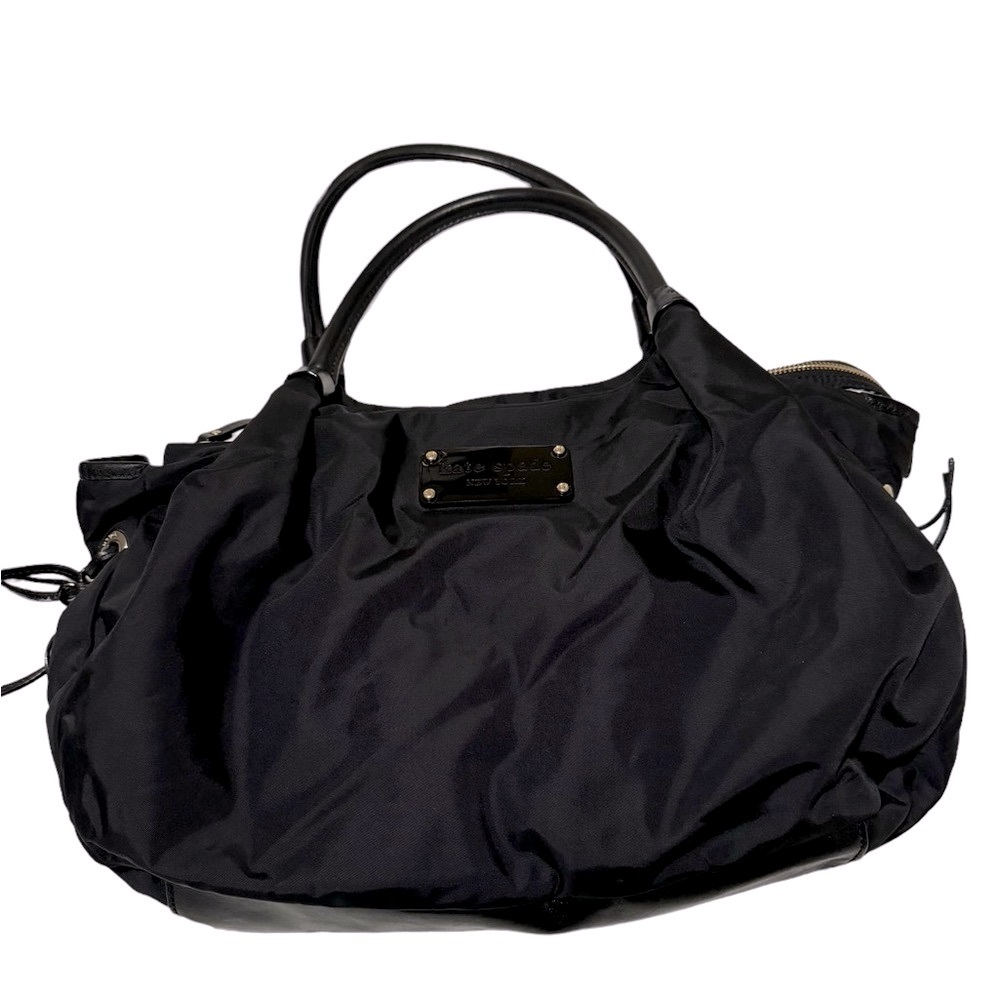 Kate Spade Nylon and Leather Tote/Handbag. EUC - Picture 1 of 8